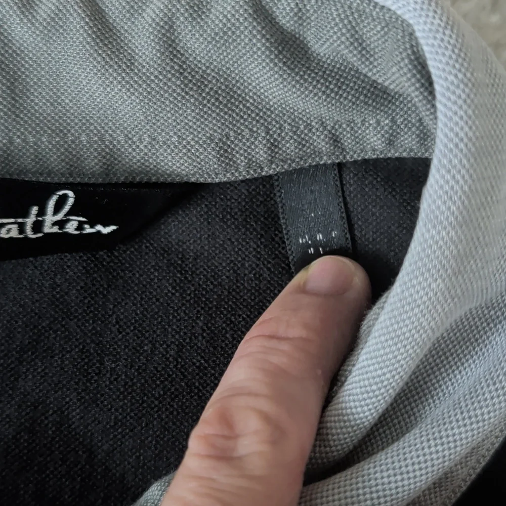 Travis Mathew Black Polo with Gray Accents - Picture 3 of 6